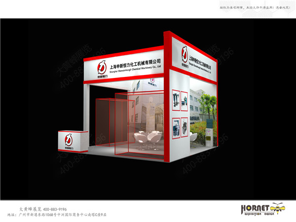 大黃蜂展覽設(shè)計(jì)-申新展臺