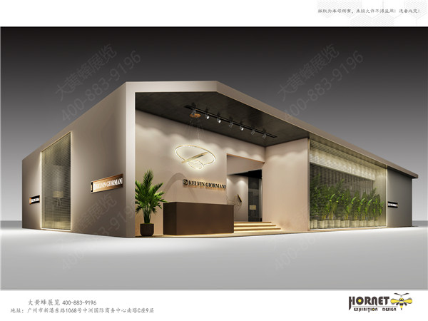 大黃蜂展覽設(shè)計-歐達(dá)家具側(cè)面效果圖