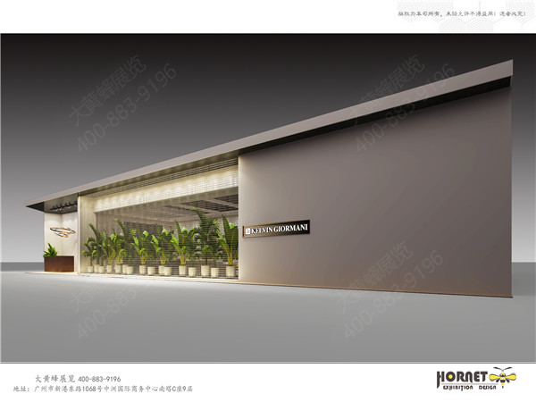 大黃蜂展覽設(shè)計-歐達(dá)家具背面效果圖