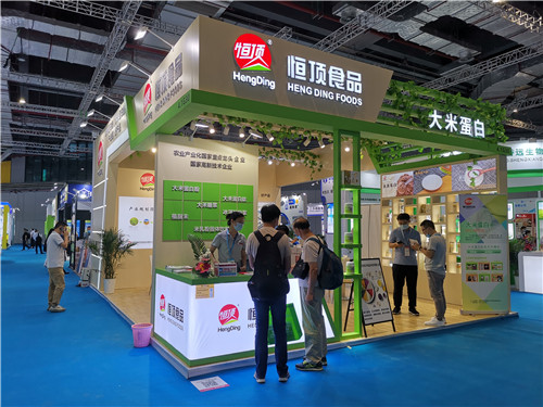 健康營養(yǎng)展展臺設(shè)計(jì)案例恒頂