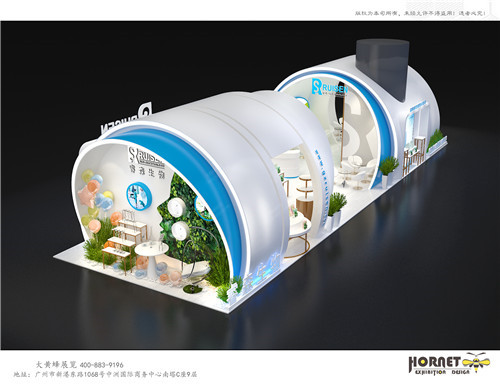 睿森生物美博會(huì)展臺(tái)設(shè)計(jì)