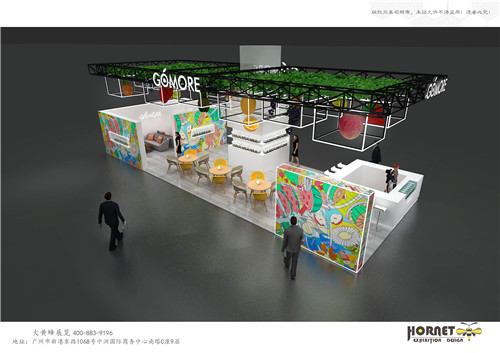 果美味酒店用品展特裝展臺設(shè)計搭建