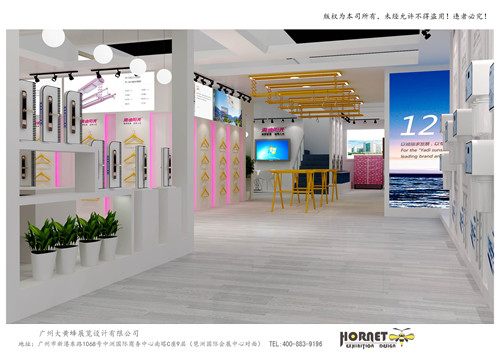 雅迪陽(yáng)光建材展特裝展臺(tái)設(shè)計(jì)搭建