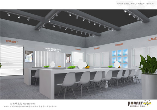 世典遮陽門窗遮陽展臺設(shè)計搭建