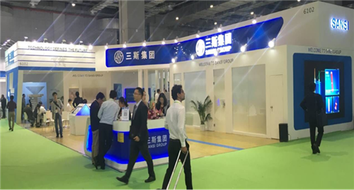 三斯集團(tuán)電梯展特裝展臺(tái)設(shè)計(jì)搭建
