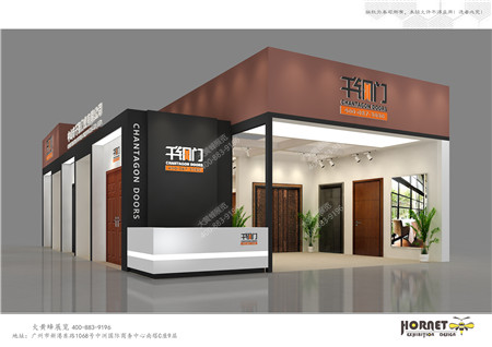 千翔門業(yè)建材展特裝展臺(tái)設(shè)計(jì)搭建