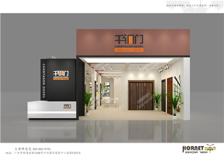 千翔門業(yè)建材展特裝展臺(tái)設(shè)計(jì)搭建