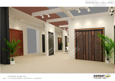 千翔門業(yè)建材展特裝展臺(tái)設(shè)計(jì)搭建