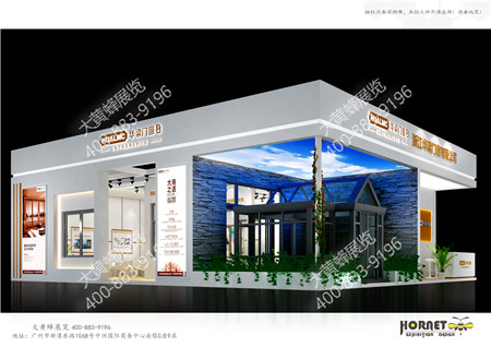 華梁門窗廣州建材展特裝展臺(tái)設(shè)計(jì)