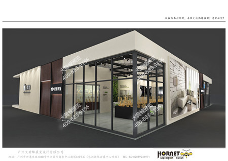 富奧斯廣州建材展特裝展臺設計