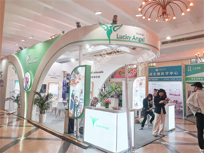 環(huán)孕天使上海醫(yī)療旅游展臺設(shè)計搭建