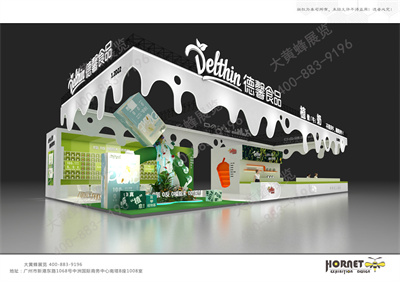 德馨食品特裝展臺設(shè)計(jì)