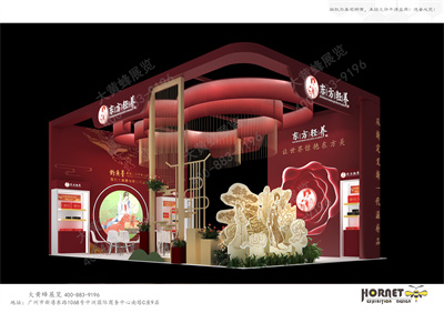 上海健康營養(yǎng)展展臺設計方案講解之東方輕養(yǎng)